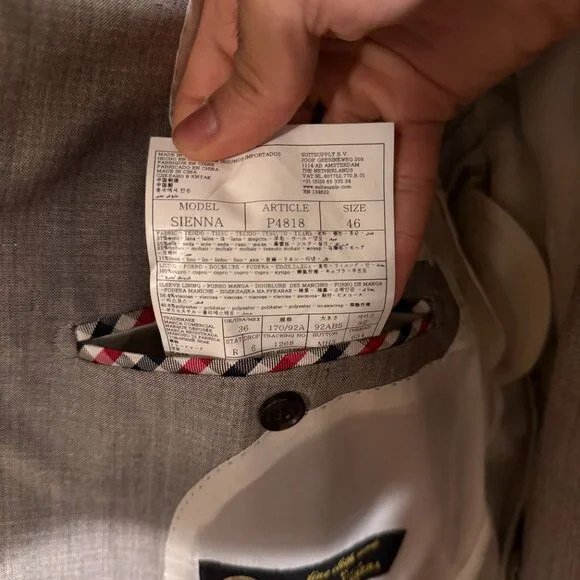 Suitsupply Grey Sienna Suit - Size 36 - Pants 30x28 - Picture 3 of 10